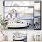 Designart - White Nautical Mooring Rope - Modern Landscape Framed Canvas Art